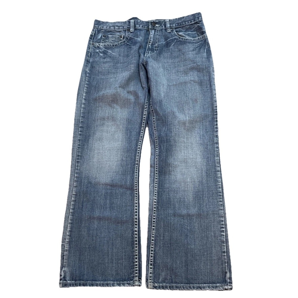 Flypaper Denim Jeans Blue Men's 34/32 Straight Boot Cut